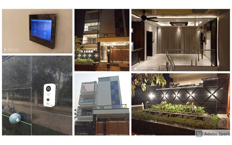 Hager and GM home automation project at Ansal in Lucknow
