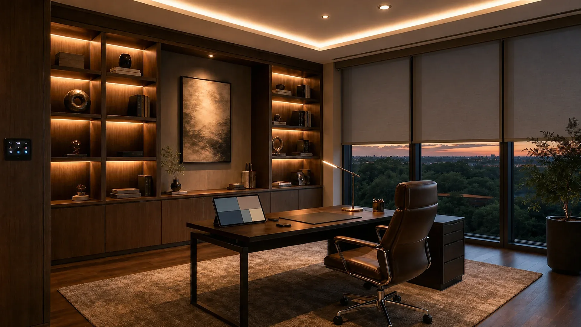 Home office supported by reliable Wi-Fi networking